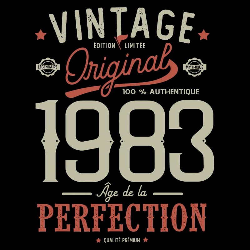 Alter Perfektion 1983 Geburtstagsgeschenk 39 Jahre
