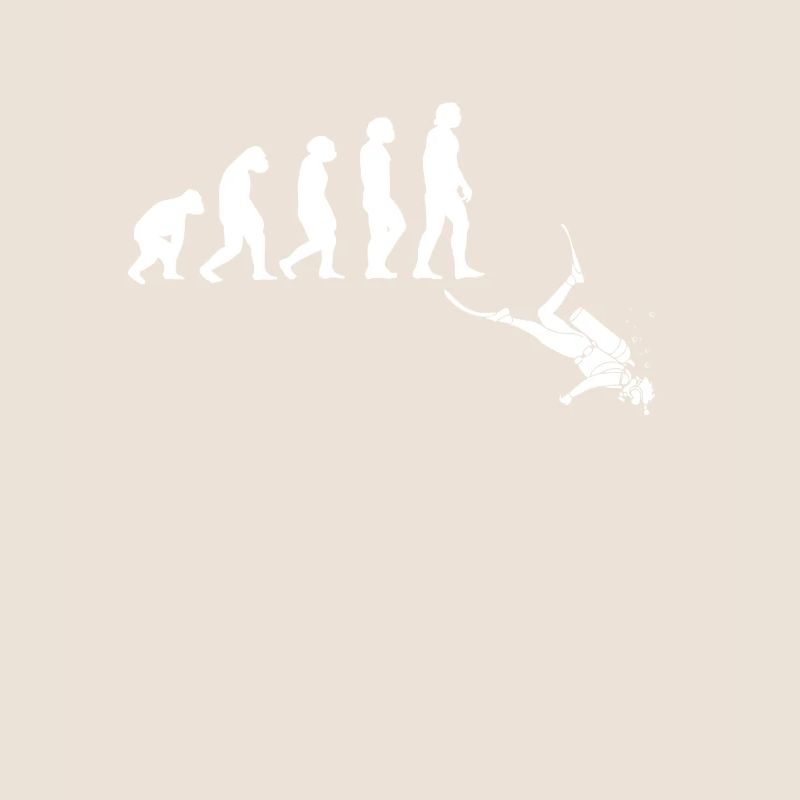 Tshirt évolution plongeur