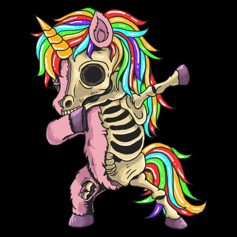 Zombie Einhorn Dabbing