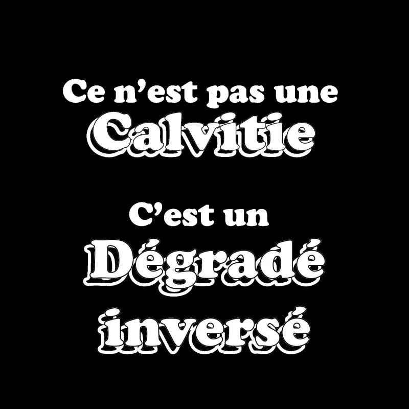 Ce n'est pas une calvitie