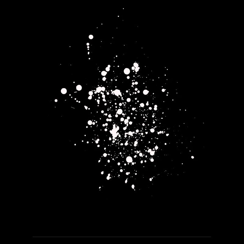 Splatter blob gift idea paint pattern swab