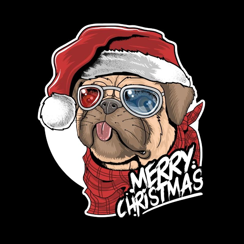 Chien de Noël - Joyeux Noël