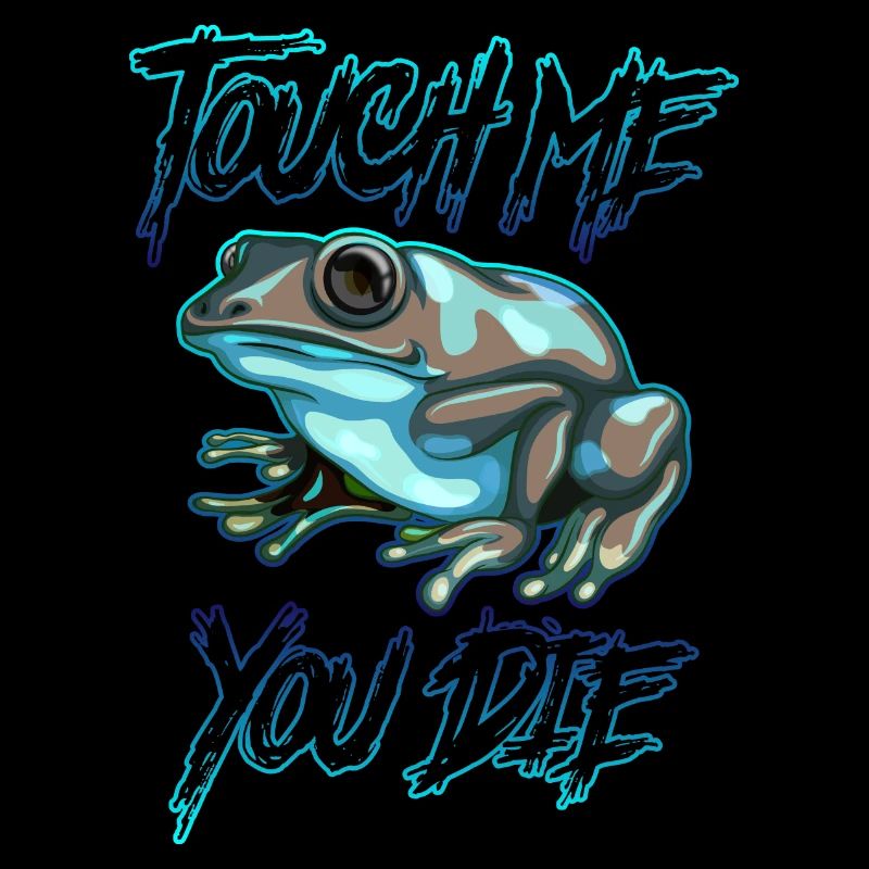 Touchez-moi et vous le | Idée cadeau Poison Frog