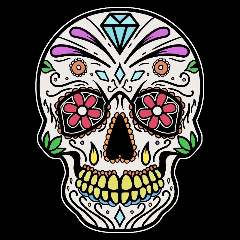 Mexikanischer Schädel Dia de los Muertos Tag der