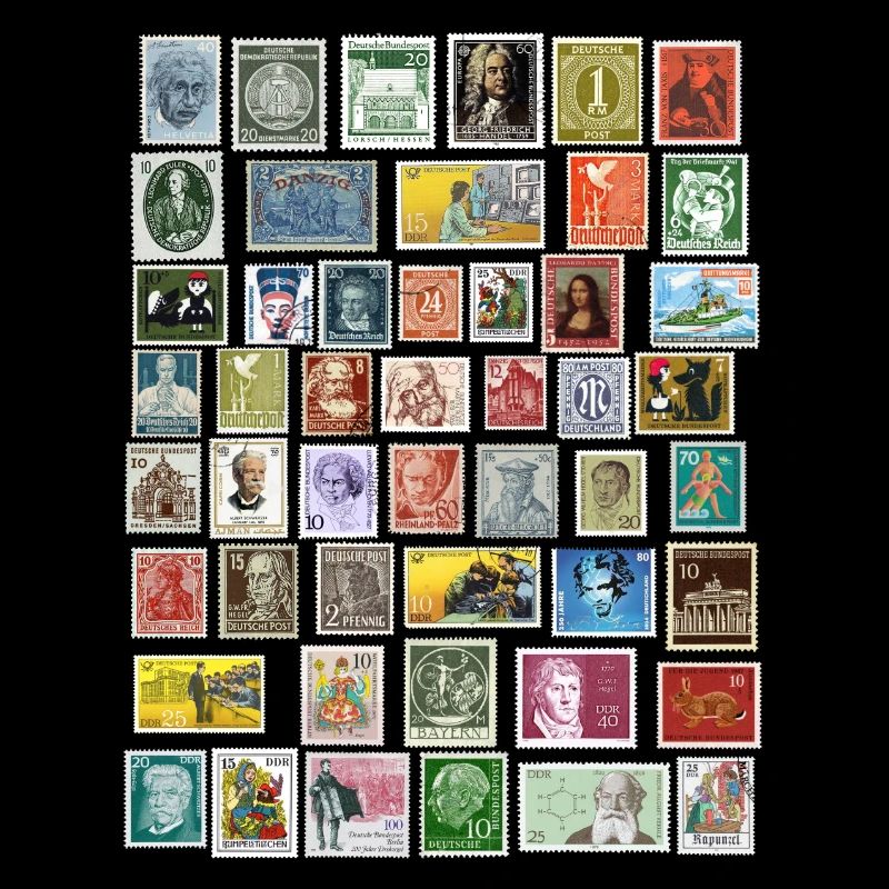 Conception de timbres-poste