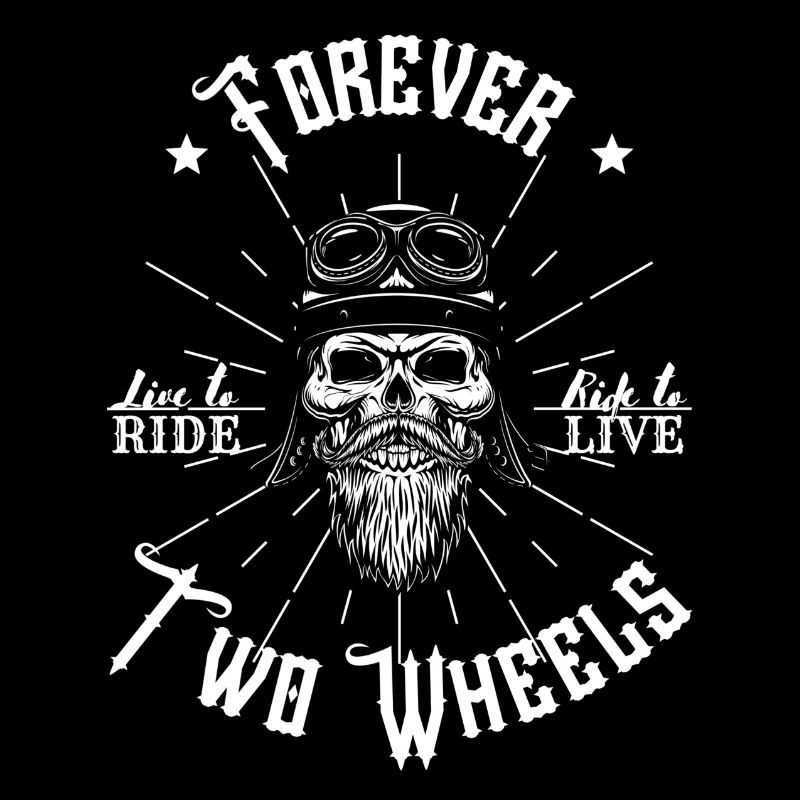 Biker look.