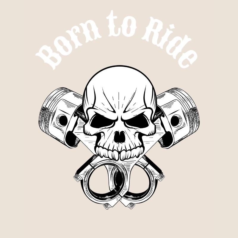 Ich bin ein Motorradfahrer.