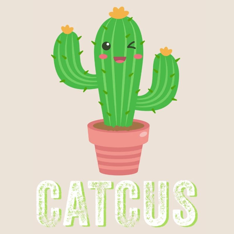Catcus - Cactus drôle, Cactus mignon, Cactus chat
