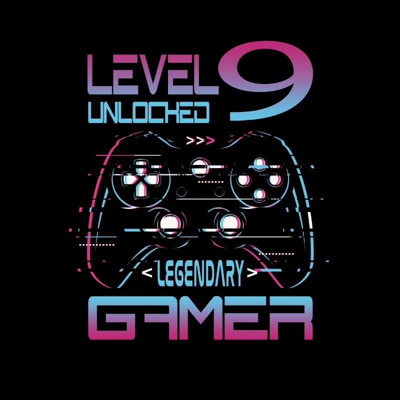 9th Birthday Level 9 Complete Retro Boys Gamer