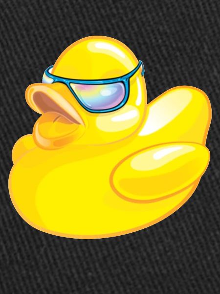 Yellow Cool Rubber Duck