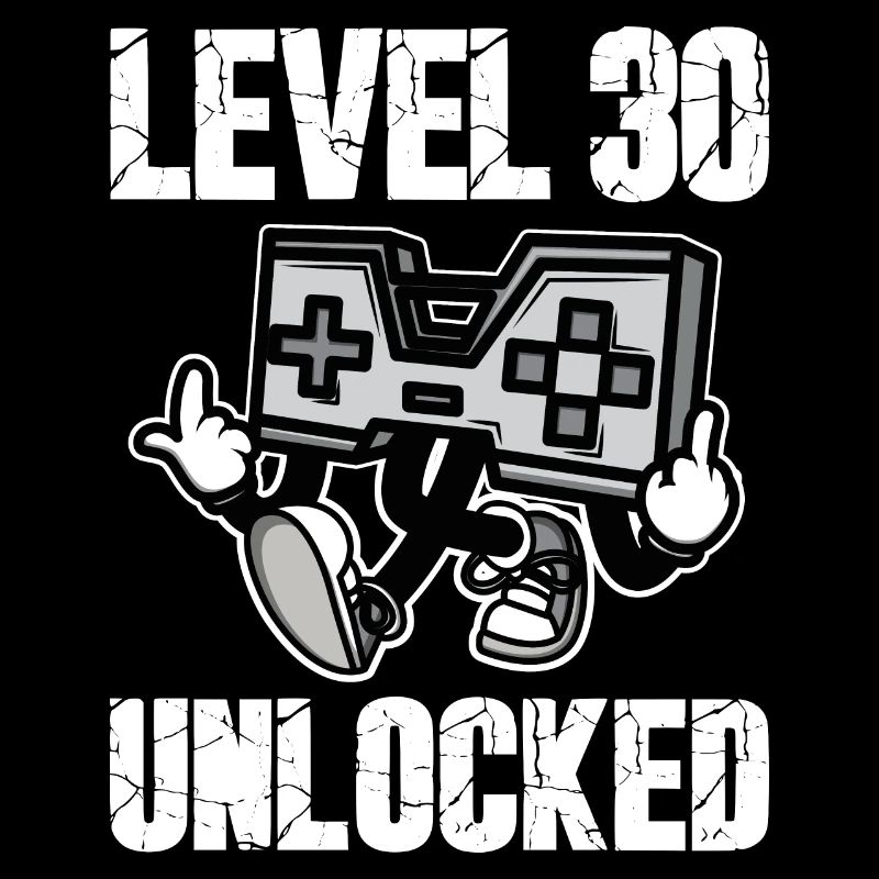 30 Birthday Level 30 Unlocked Anniversary 30 Years