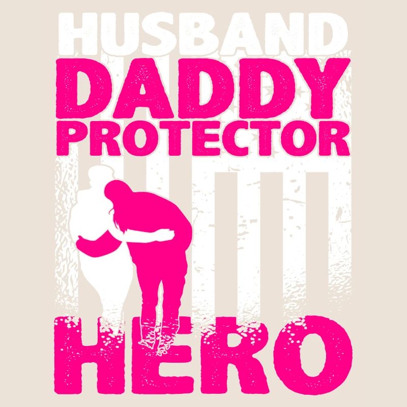 Husband Daddy Protector Hero US Flag Veteran