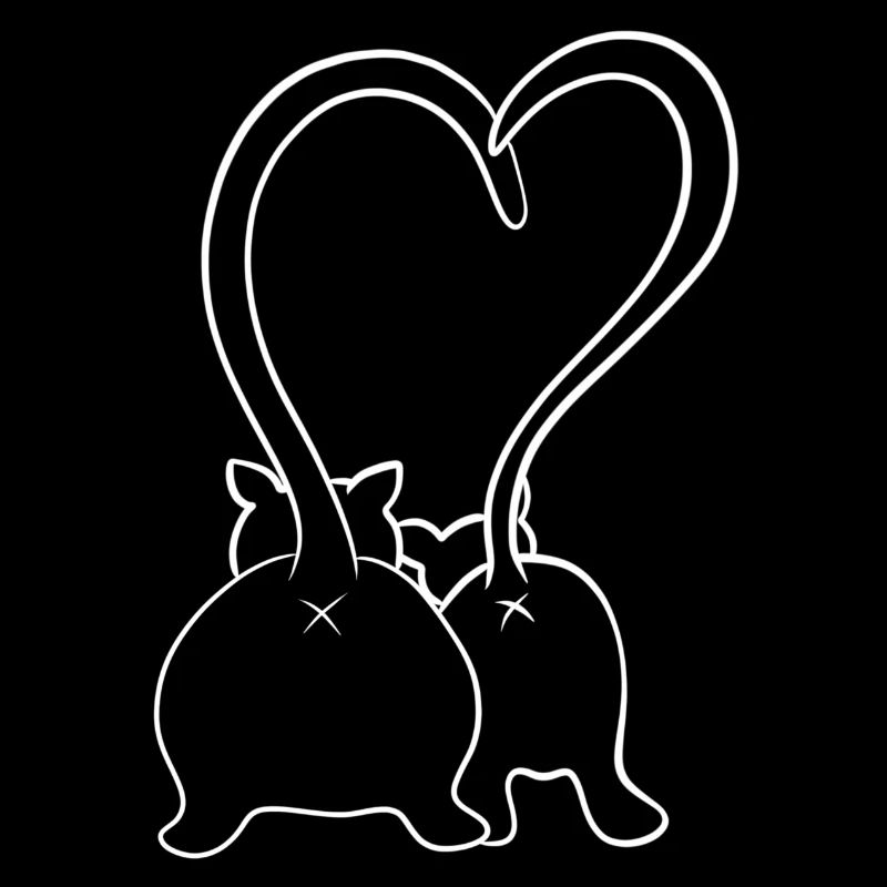 Les chats aiment nouveau blanc