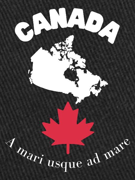CANADA avec carte et devise