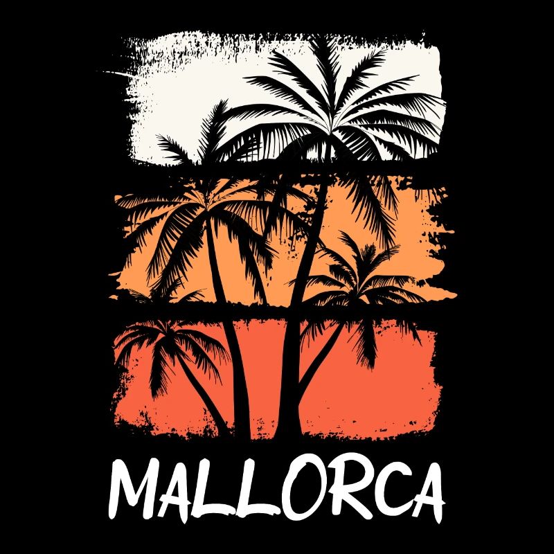 Mallorca Summer Sun Beach Sea Palms Party