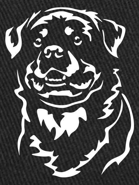 Rottweiler Head « Black Edition »