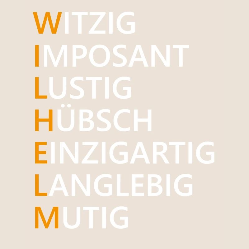 Wilhelm Name Geschenk