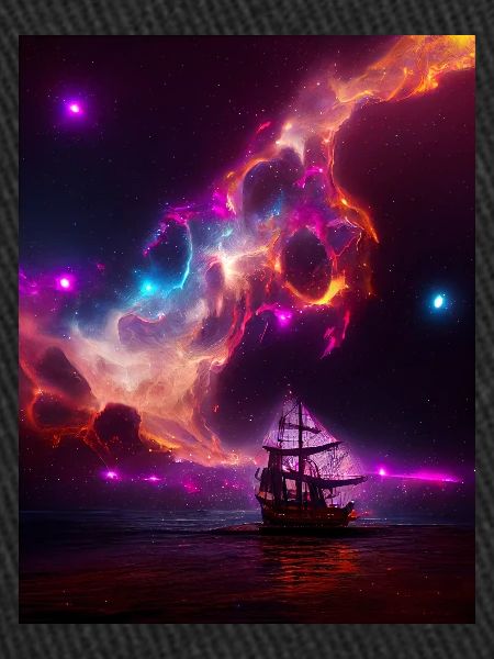 Vaisseau pirate dans l’espace