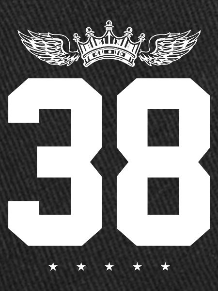 38 Number crown
