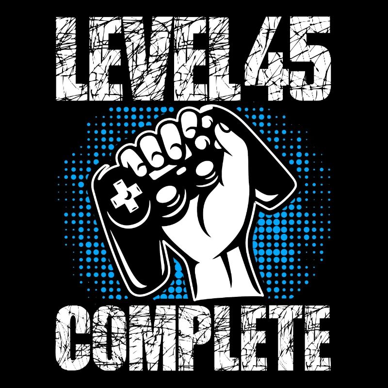 Level 45 Complete Birthday Gift 45 Years
