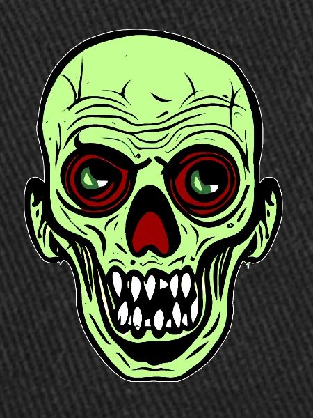 Halloween Zombie Head