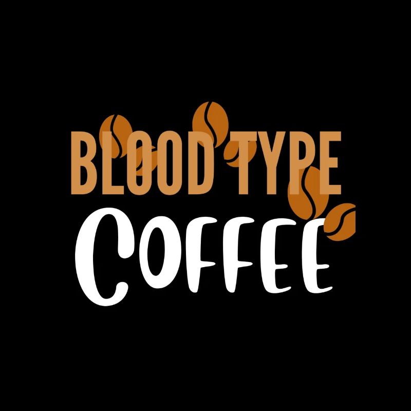 blood type coffee shirt coffee addicted coffee tee
