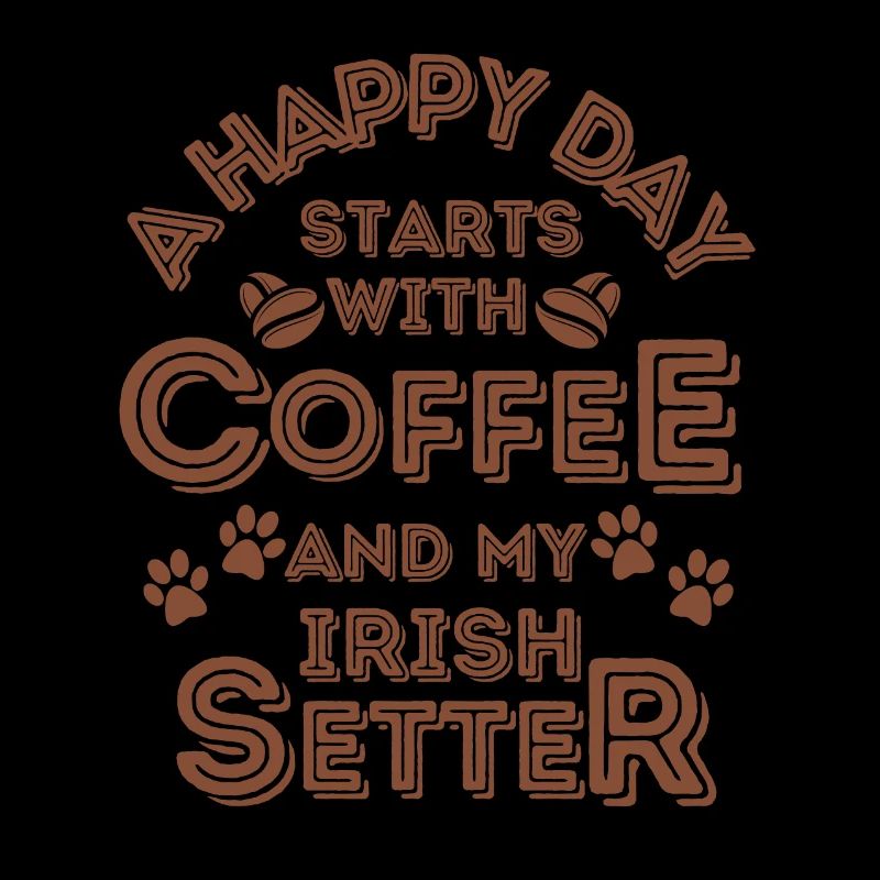 Setter irlandais Café Dog Café