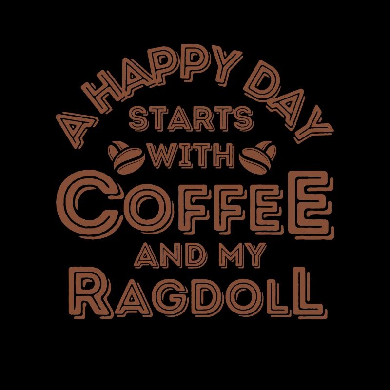 Ragdoll Katze Kaffee Cafe