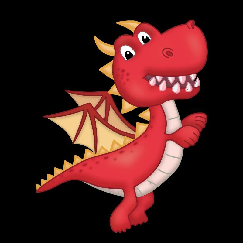 Malin petit Dragon rouge