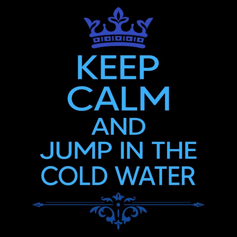 Ice bath winter swimmers cold water cold bath