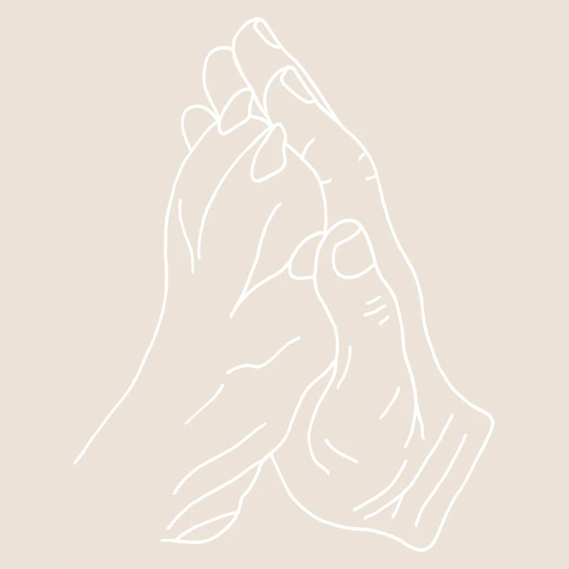 Hand mit Pfote