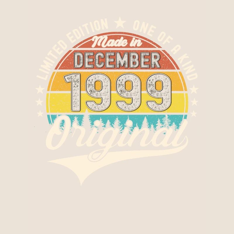 Original Décembre 1999 23e anniversaire Cadeau