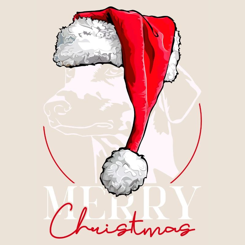 Père Noël Joyeux Noël Lévriers Wilsigns