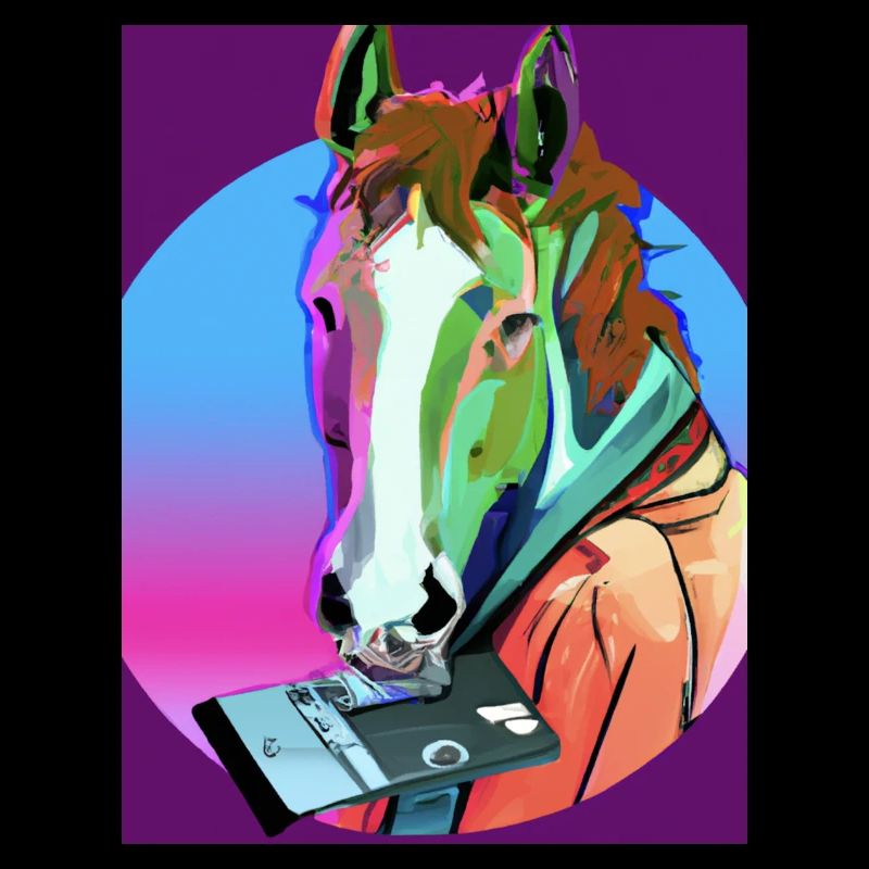 retro Pferd