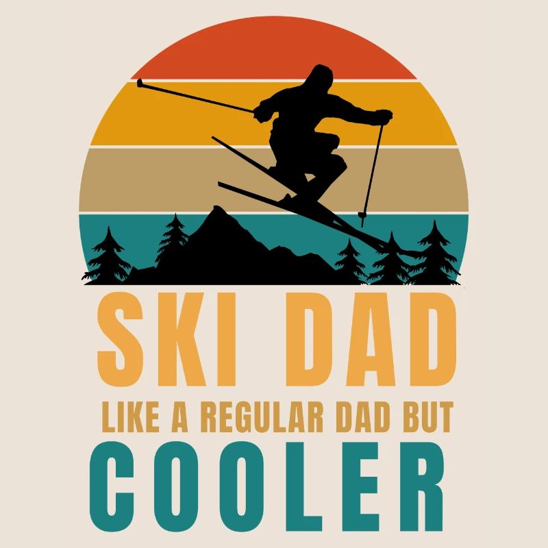 Ski papa comme papa normal mais plus cool