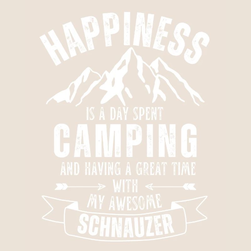 Camping und Schnauzer