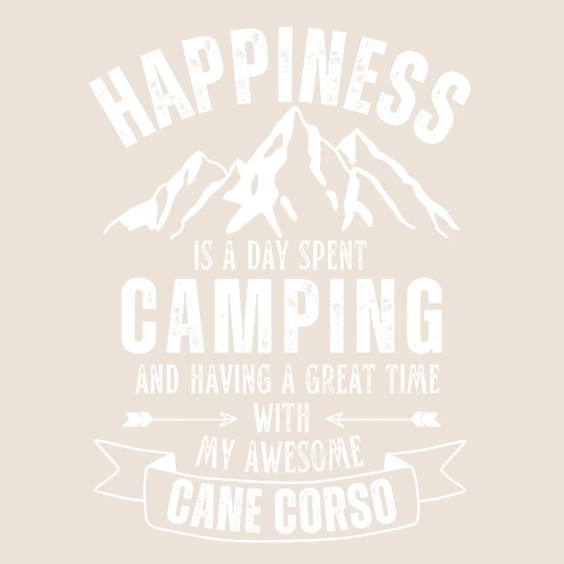 Camping et Cane-Corso