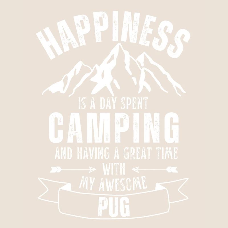 Camping und Mops