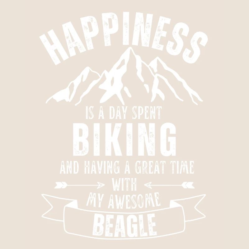 Radfahren und Beagle
