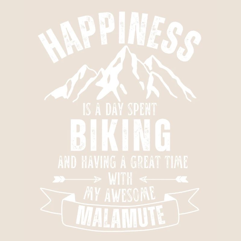 Cyclisme et Malamute