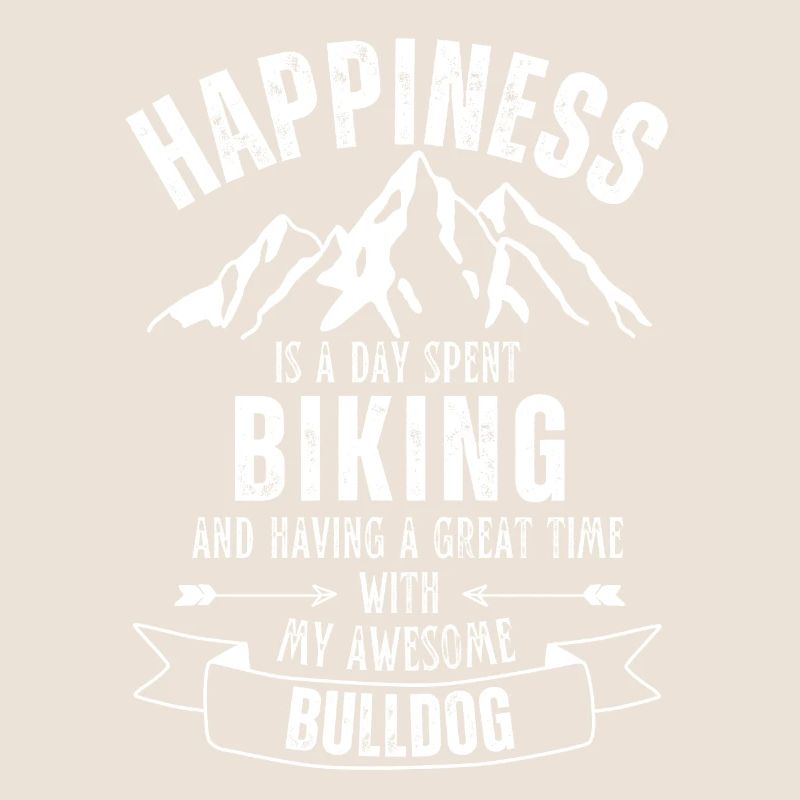 Cyclisme et bouledogue