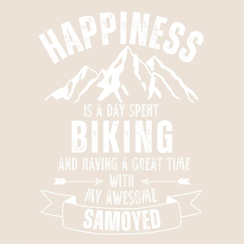 Cyclisme et Samoyède