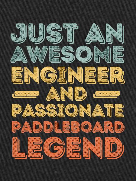 Engineer paddleboard retro