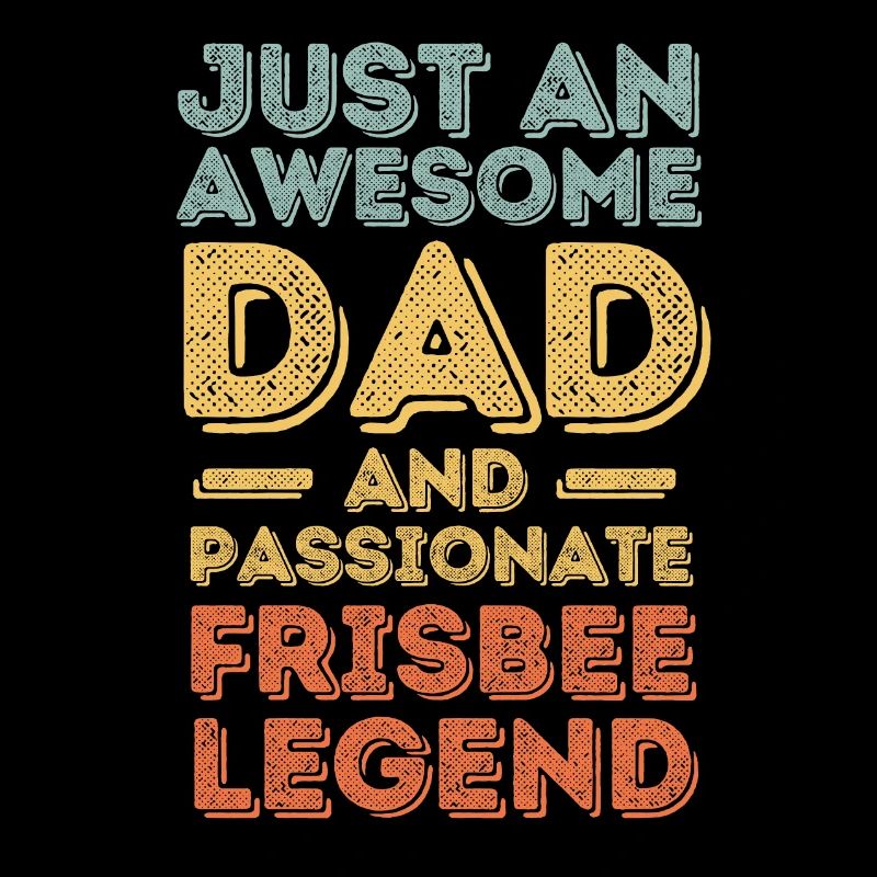 Papa frisbee rétro