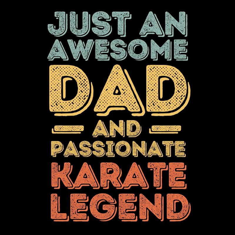 Papa karaté rétro