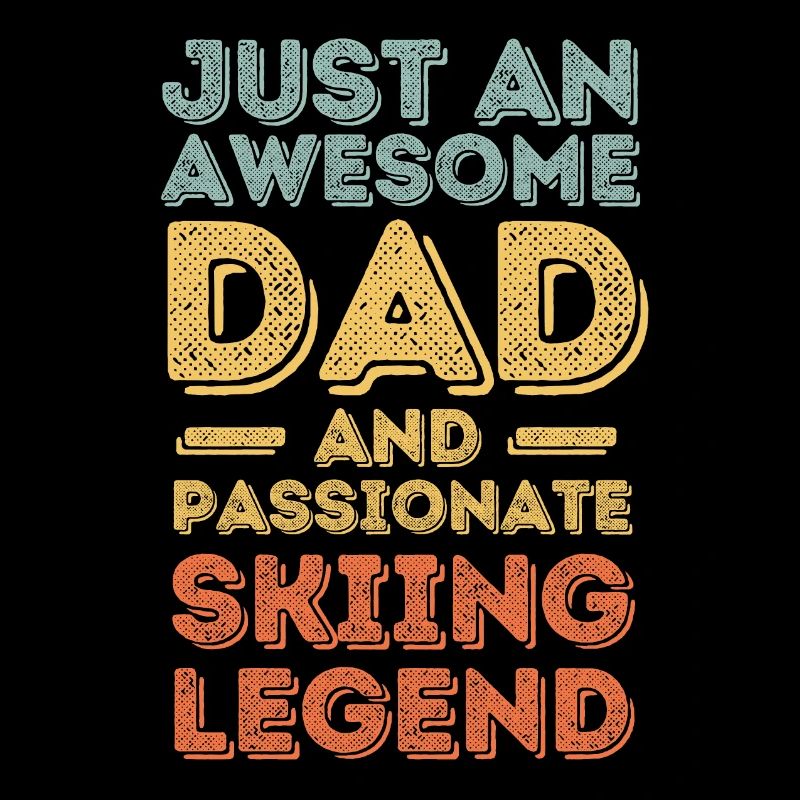 Papa ski rétro