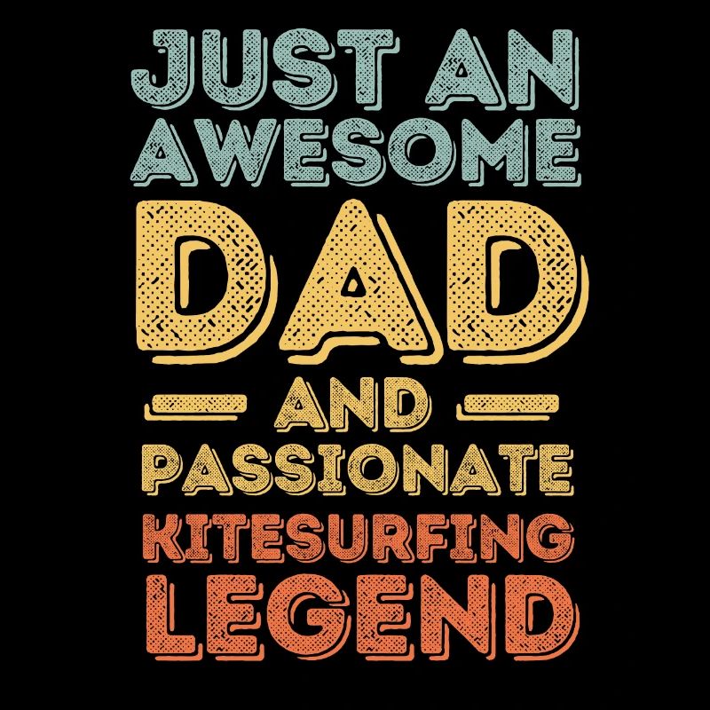 Papa kitesurf rétro
