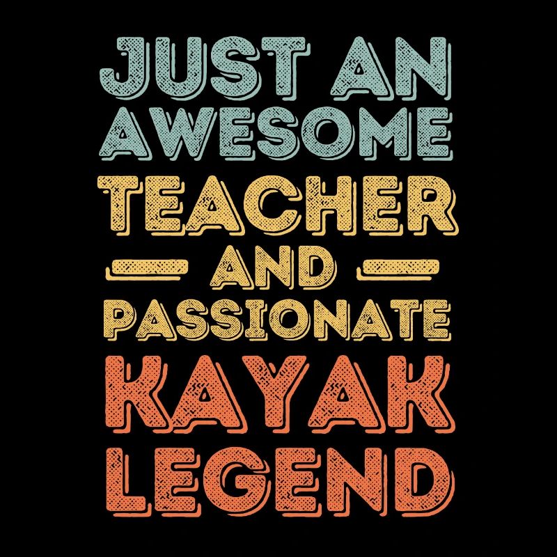 Professeur Kayak rétro