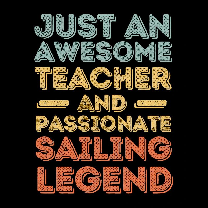 Instructor sailing retro