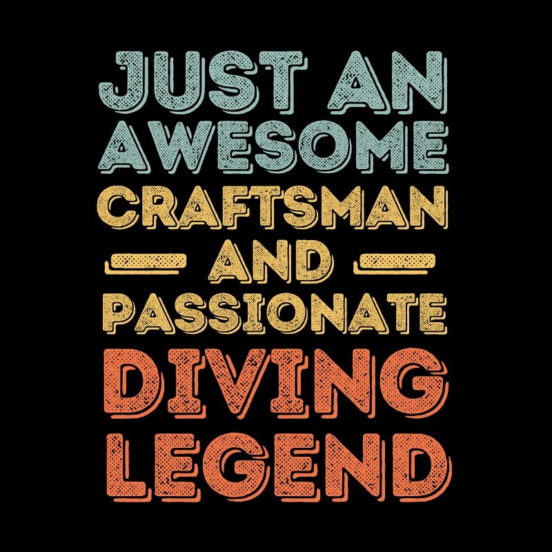 Handwerker Tauchen retro